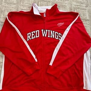 Majestic Red and White Men's Lightweight Jacket